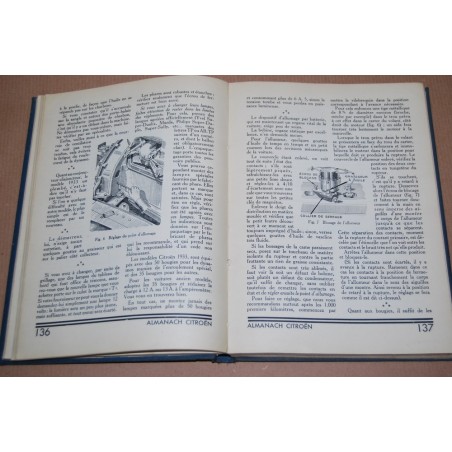 ALMANAC CITROEN 1933 351 PAGES FRANCAIS - OTTIME CONDIZIONI