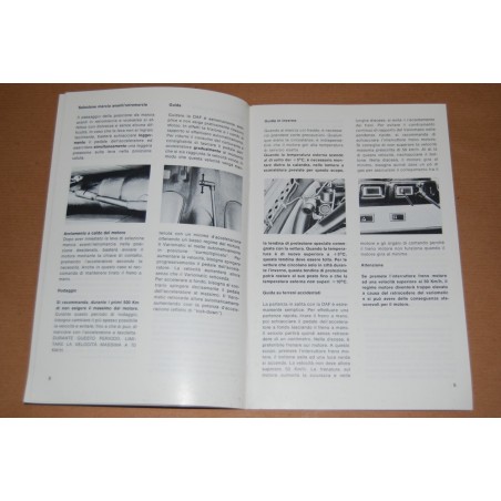 LIBRETTO USO MANUTENZIONE DAF 44 ITALIANO 0972- S 3209 ECCELLENTE