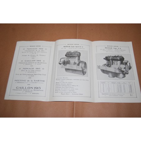 BROCHURE MOTEURS JANVIER A GRAND RENDMENT pour AUTOMOBILES CANOTS