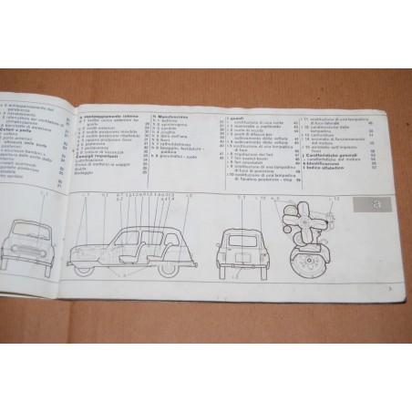 RENAULT R 1120 R 1123 LIBRETTO USO MANUTENZIONE 1967 CONDIZONI MEDIOCRI