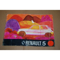 LIBRETTO USO MANUTENZIONE RENAULT 5 R 1220 1221 1222 ED. 1973 - DISCRETO