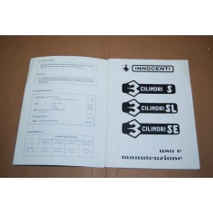 LIBRETTO USO MANUTENZIONE INNOCENTI 3 CILINDRI S SL SE  1983 - BUONO 2