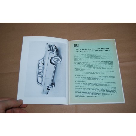 FIAT 1800 BERLINA E FAMILIARE LIBRETTO USO MANUTENZIONE 3° ED. 1964 - OTTIMO