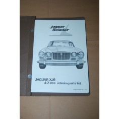 JAGUAR DAIMLER XJ6 4.2 LITRE INTERIM PARTS LIST ENGLISH VERSION - VERY GOOD 2
