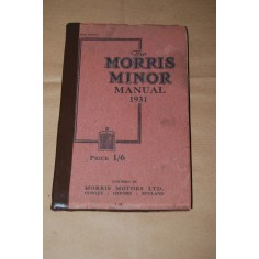 THE MORRIS MINOR MANUALE 1931 GOOD CONDITIONS ENGLISH TEXT