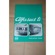 ALFA ROMEO ALFA SUD IT INSTRUCTION BOOK 1974 - ENGLISH TEXT
