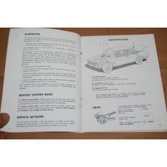 ALFA ROMEO ALFETTA INSTRUCTION BOOK 1972 - ENGLISH TEXT 2