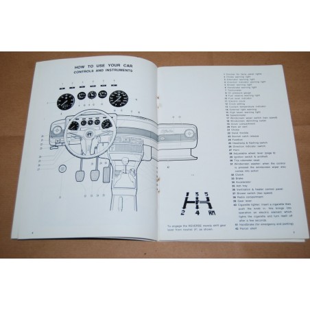 ALFA ROMEO ALFETTA INSTRUCTION BOOK 1972 - ENGLISH TEXT