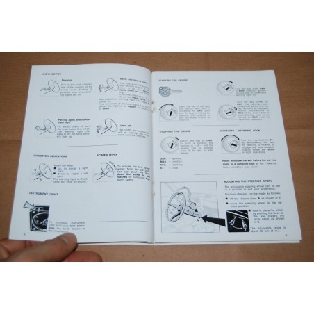 ALFA ROMEO ALFETTA INSTRUCTION BOOK 1972 - ENGLISH TEXT