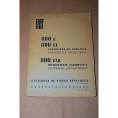 FIAT 110 E & EL & ELR CATALOGUE DE PIECES DETACHEES ERSATZTEILKATALOG