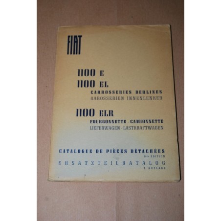 FIAT 110 E & EL & ELR CATALOGUE DE PIECES DETACHEES ERSATZTEILKATALOG