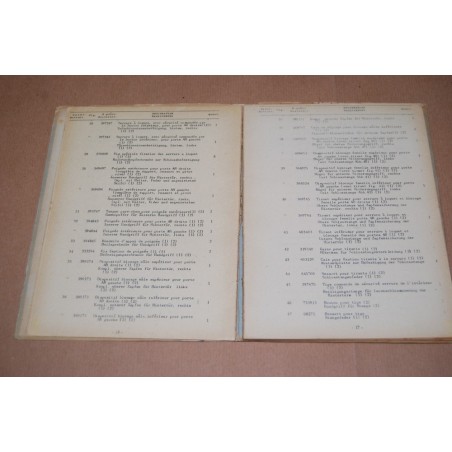 FIAT 110 E & EL & ELR CATALOGUE DE PIECES DETACHEES ERSATZTEILKATALOG