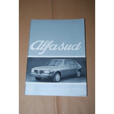 ALFA ROMEO ALFASUD BETRIEBSANLEITUNG END WARTUNG 1975 GERMAN