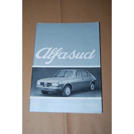 ALFA ROMEO ALFASUD BETRIEBSANLEITUNG END WARTUNG 1975 GERMAN
