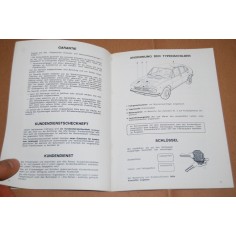 ALFA ROMEO ALFASUD BETRIEBSANLEITUNG END WARTUNG 1975 GERMAN 2
