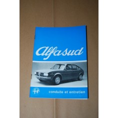 ALFA ROMEO ALFASUD CONDUITE ET ENTRETIEN 1972 -FRENCH TEXT