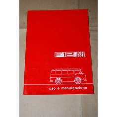 LIBRETTO USO MANUTENZIONE ALFA ROMEO AUTOCARRO F12 DIESEL 1977 ECCELLENTE
