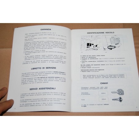 LIBRETTO USO MANUTENZIONE ALFA ROMEO AUTOCARRO F12 DIESEL 1977 ECCELLENTE