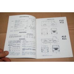 LIBRETTO USO MANUTENZIONE ALFA ROMEO AUTOCARRO F12 DIESEL 1973 MOLTO BUONO 2