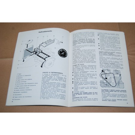 LIBRETTO USO MANUTENZIONE ALFA ROMEO AUTOCARRO F12 DIESEL 1973 MOLTO BUONO