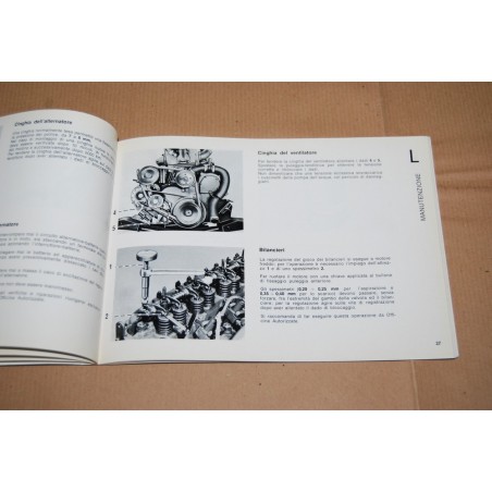 LIBRETTO USO MANUTENZIONE ALFA ROMEO AUTOCARRO F20 SAVIEM 1968 MOLTO BUONO