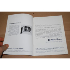 LIBRETTO USO MANUTENZIONE ALFA ROMEO GIULIA DIESEL ANNO 1976 - MOLTO BUONO 2
