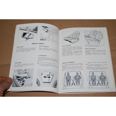 LIBRETTO USO MANUTENZIONE ALFA ROMEO GIULIA DIESEL ANNO 1976 - MOLTO BUONO