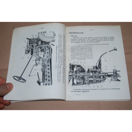 LIBRETTO USO MANUTENZIONE FIAT 1100 12° ED.  VIII 1946 - OTTIME CONDIZIONI