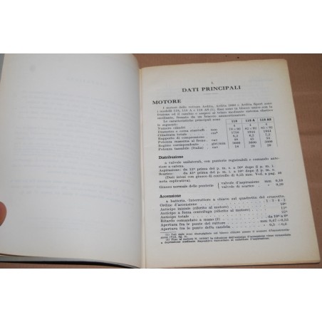 LIBRETTO USO MANUTENZIONE FIAT ARDITA 6° EDIZIONE RISTAMPA DEL 1970 - BUONO