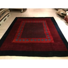 TAPPETO ARTIGIANALE IRANIANO KASHKOOLI IN LANA E COTONE 260x238 CM 2