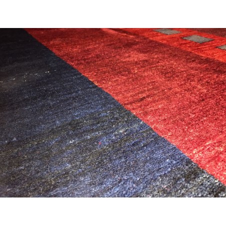 TAPPETO ARTIGIANALE IRANIANO KASHKOOLI IN LANA E COTONE 260x238 CM