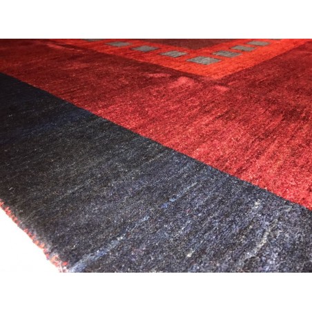 TAPPETO ARTIGIANALE IRANIANO KASHKOOLI IN LANA E COTONE 260x238 CM
