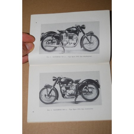 RIPRODUZIONE LIBRETTO USO MANUTENZIONE GILERA SATURNO SPORT 1952 POLIZIA 1953
