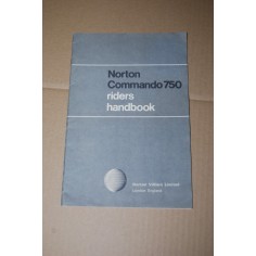 RIPRODUZIONE LIBRETTO USO MANUTENZIONE NORTON COMMANDO 750 RIDERS HANDBOOK