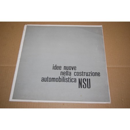 PROSPEKT BROCHURE DEPLAINT NSU IDEE NUOVE - 10 PAGINE ITALIANO BUONO