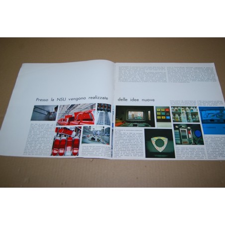 PROSPEKT BROCHURE DEPLAINT NSU IDEE NUOVE - 10 PAGINE ITALIANO BUONO
