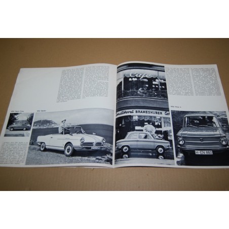 PROSPEKT BROCHURE DEPLAINT NSU IDEE NUOVE - 10 PAGINE ITALIANO BUONO