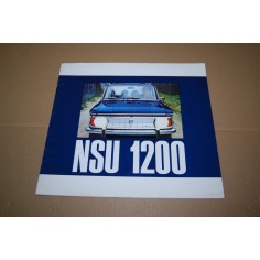 PROSPEKT BROCHURE DEPLAINT NSU 1200 - 8 PAGINE ITALIANO BUONO