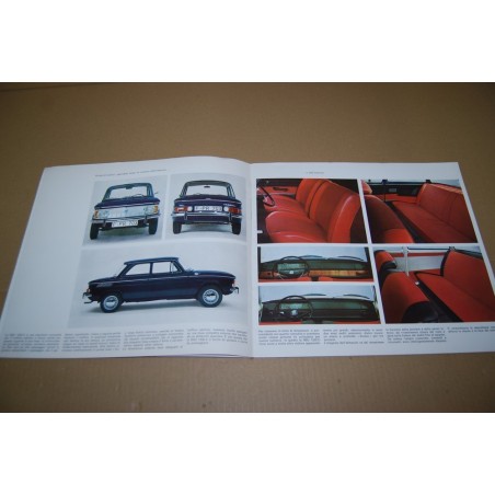 PROSPEKT BROCHURE DEPLAINT NSU 1200 - 8 PAGINE ITALIANO BUONO