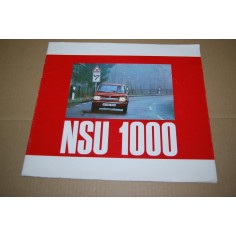 PROSPEKT BROCHURE DEPLAINT NSU 1000 - 8 PAGINE ITALIANO BUONO