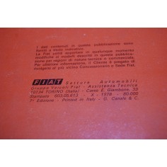 LIBRETTO USO MANUTENZIONE FIAT 127 7° ed. X 1978 - MOLTO BUONO 2