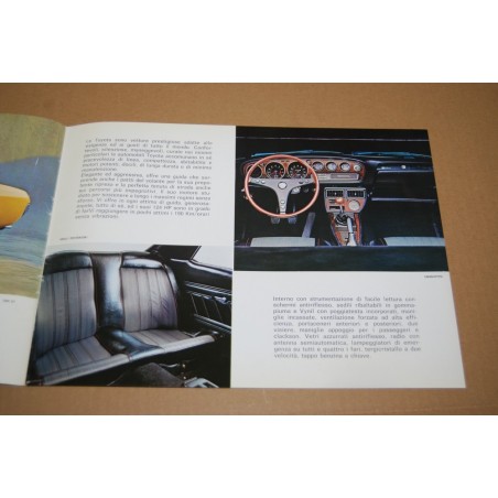 PROSPEKT BROCHURE DEPLIANT TOYOTA CELICA GT - 2 PAGINE ITALIANO