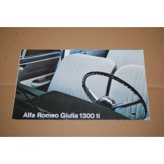 PROSPEKT BROCHURE DEPLIANT ALFA ROMEO GIULIA 1300 ti GERMAN TEXT 2