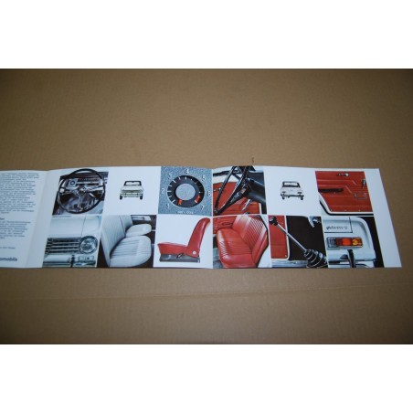 PROSPEKT BROCHURE DEPLIANT ALFA ROMEO GIULIA 1300 ti GERMAN TEXT