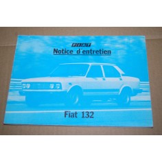 LIBRETTO USO MANUTENZIONE NOTICE D'ENTRETIEN FIAT 132 - 3° ED. X 1977 FRANCAIS