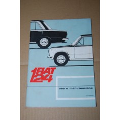 LIBRETTO USO MANUTENZIONE FIAT 124 6° ed. X 1966 - BUONO
