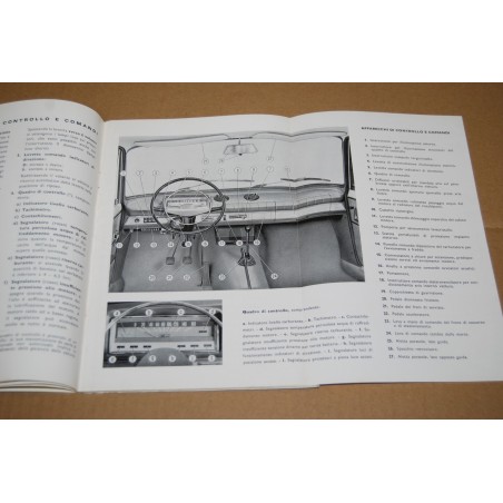 LIBRETTO USO MANUTENZIONE FIAT 124 6° ed. X 1966 - BUONO