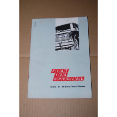 LIBRETTO USO MANUTENZIONE FIAT 124 SPECIAL 2° ed. X 1968 - OTTIMO