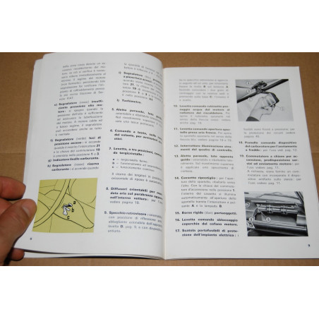LIBRETTO USO MANUTENZIONE FIAT 124 SPECIAL 2° ed. X 1968 - OTTIMO