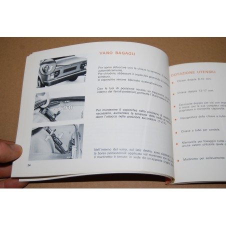 LIBRETTO USO MANUTENZIONE FIAT 128 8° ed. II 1980 - MOLTO BUONO